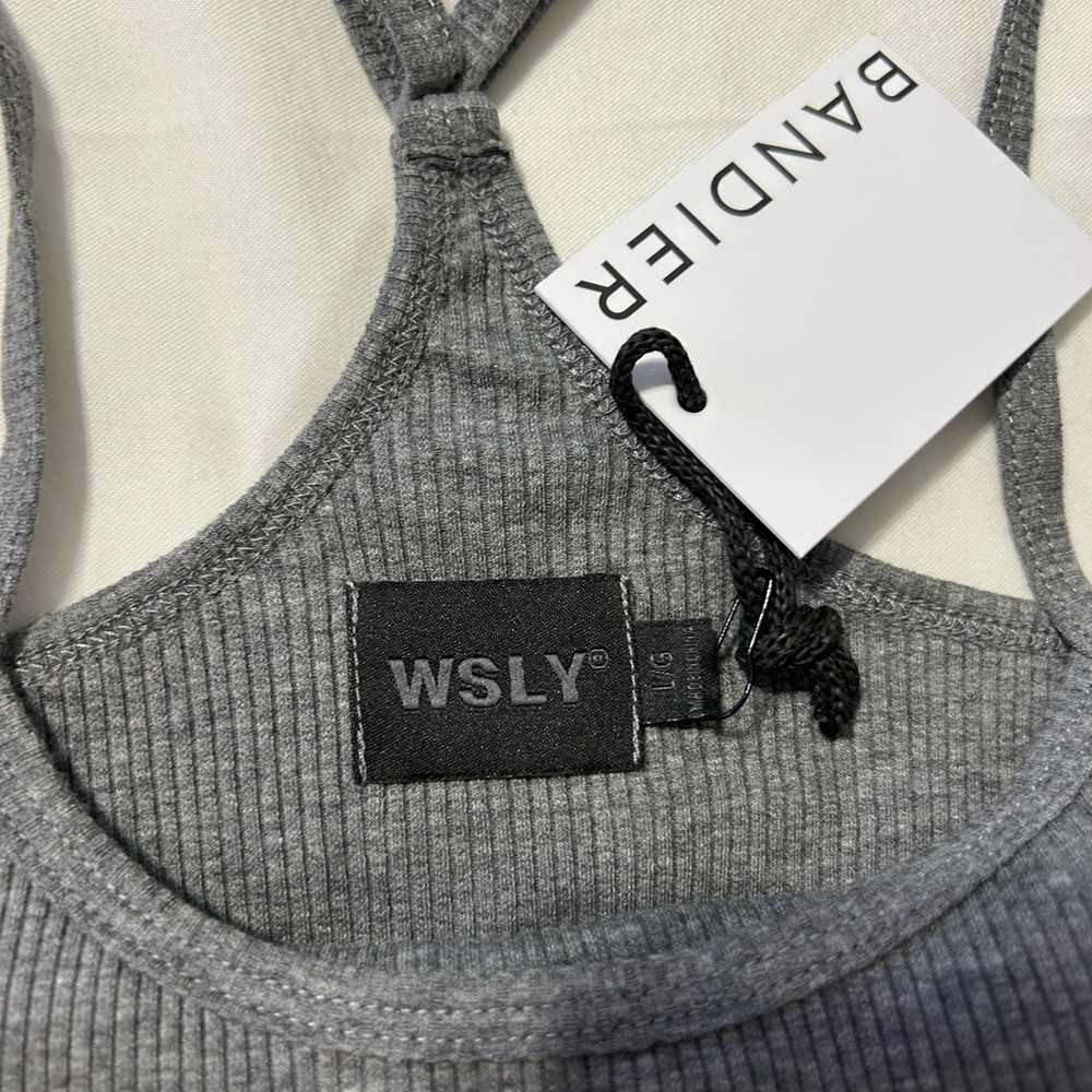 WSLY BANDIER Ribbed Bra - Picture 3 of 3